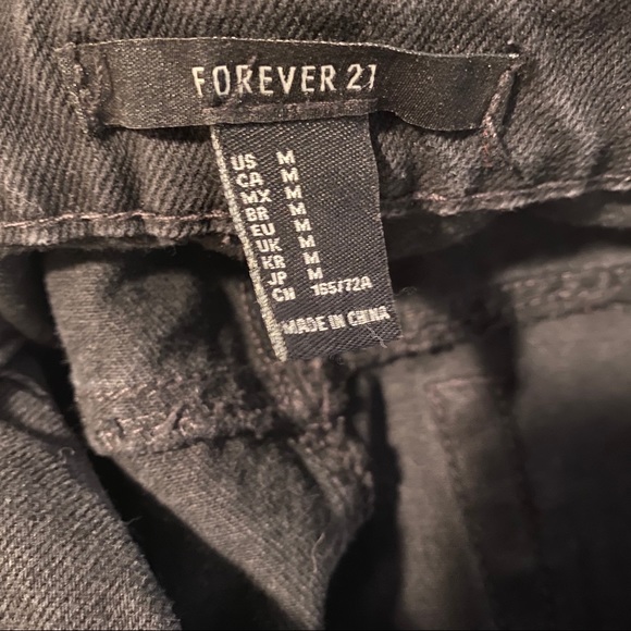 Ripped Black Jean Skirt! - Picture 6 of 7